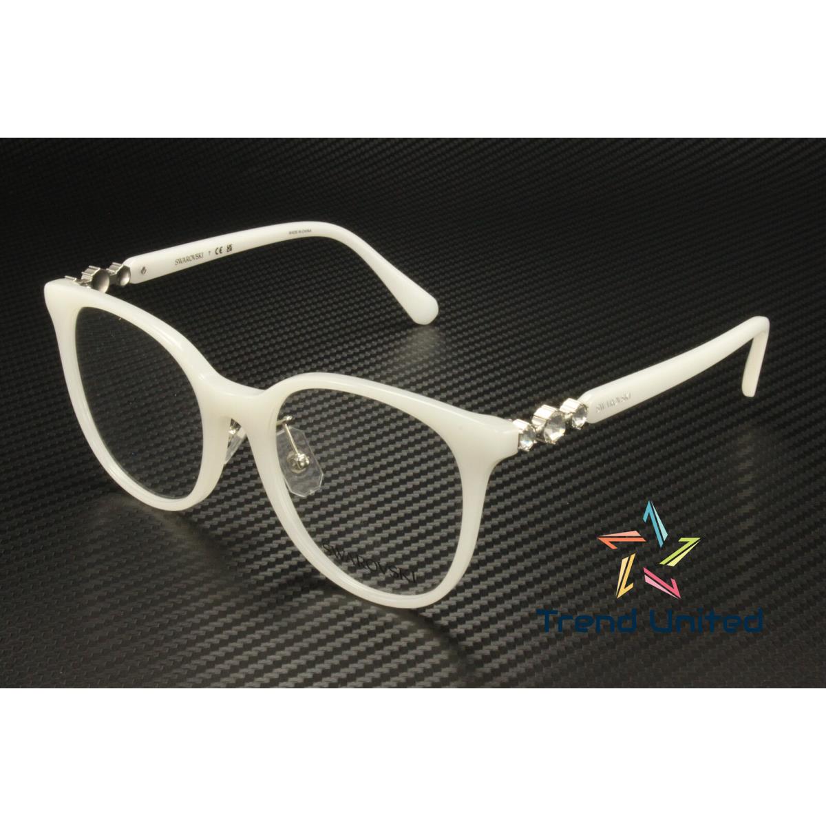 Swarovski SK2027D 1033 Milky White Demo Lens 53 mm Women`s Eyeglasses