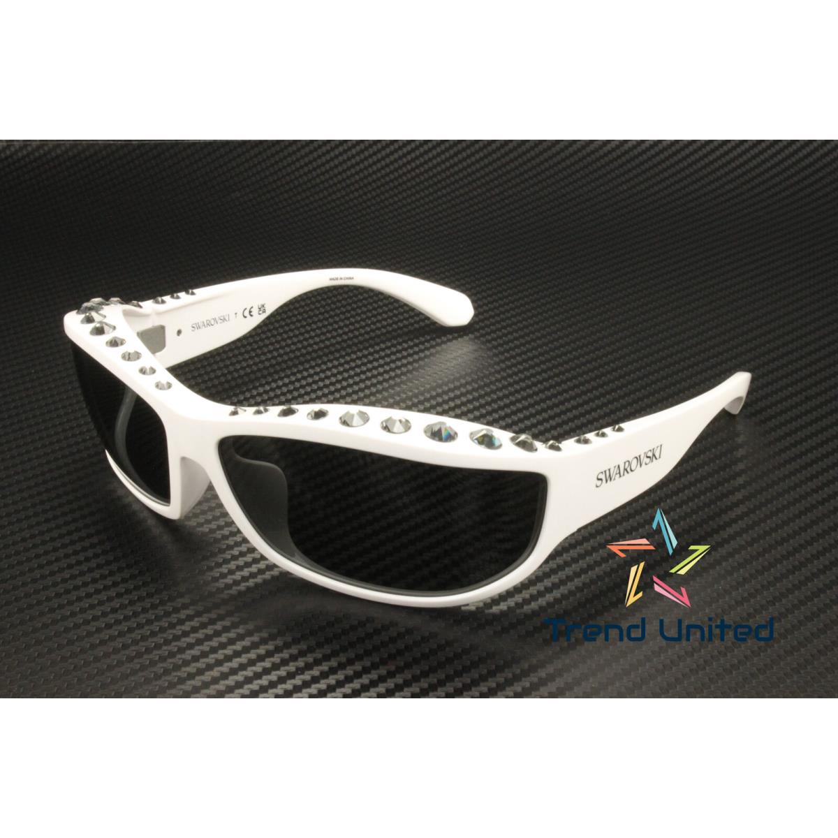 Swarovski SK6009 102987 White Dark Grey 73 mm Women`s Sunglasses