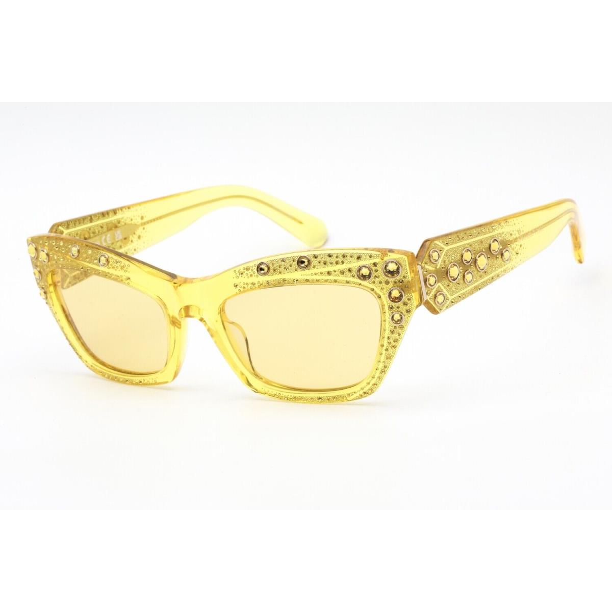 Swarovski SK0380-39J-55 Sunglasses Size 55mm 135mm 20 Yellow Sunglasses SU