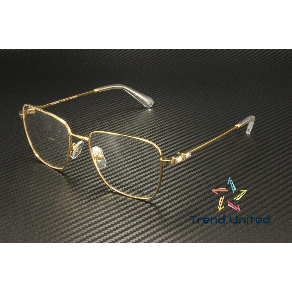 Swarovski SK1003 4004 Gold Demo Lens 53 mm Women`s Eyeglasses