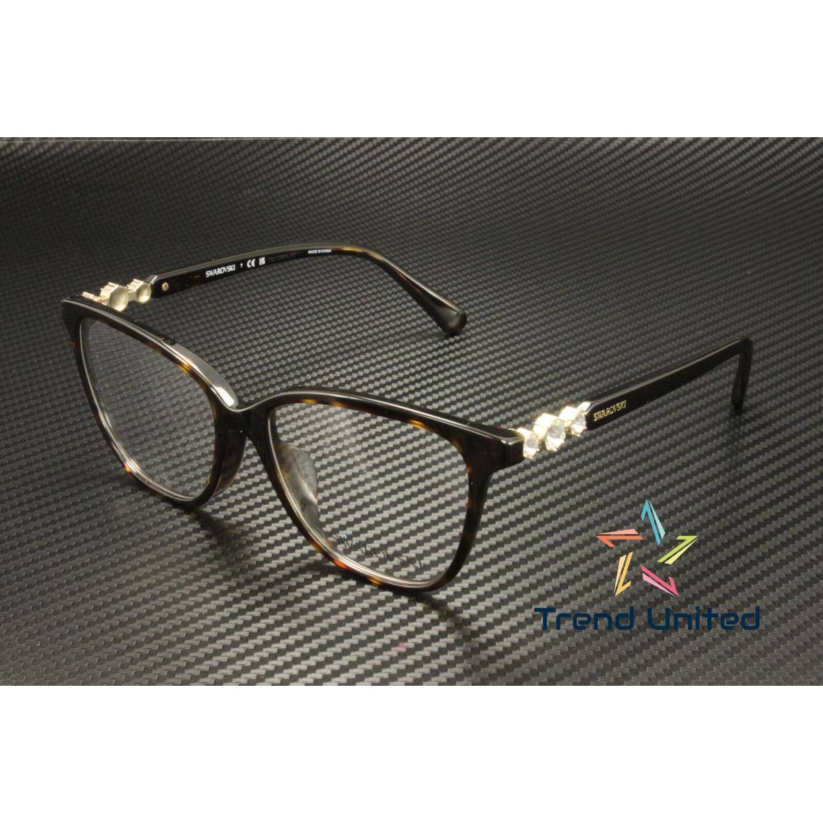 Swarovski SK2020F 1002 Dark Havana Demo Lens 55 mm Women`s Eyeglasses