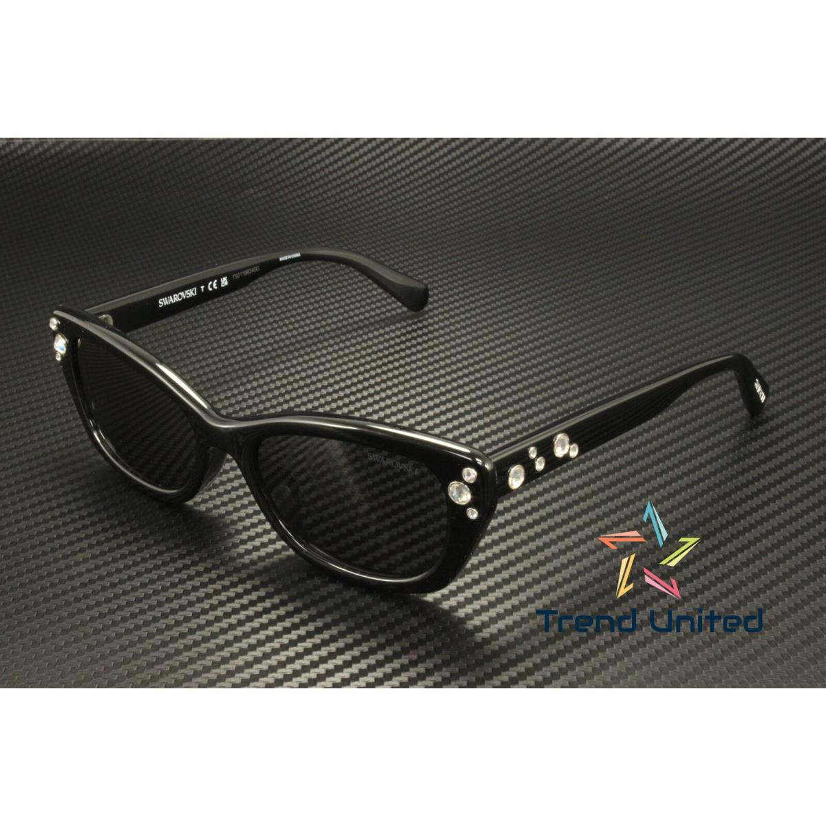 Swarovski SK6019F 100187 Black Dark Grey 54 mm Women`s Sunglasses