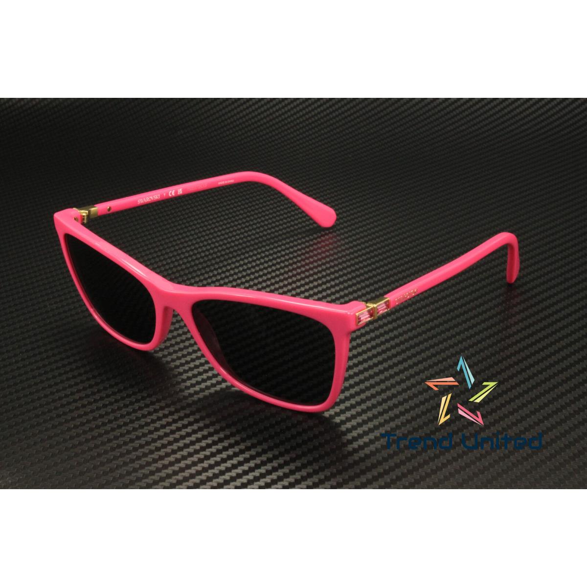 Swarovski SK6004 103687 Fucsia Dark Grey 55 mm Women`s Sunglasses