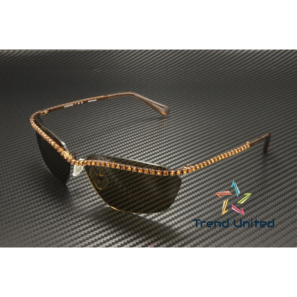 Swarovski SK7001 400273 Brown Dark Brown 64 mm Women`s Sunglasses