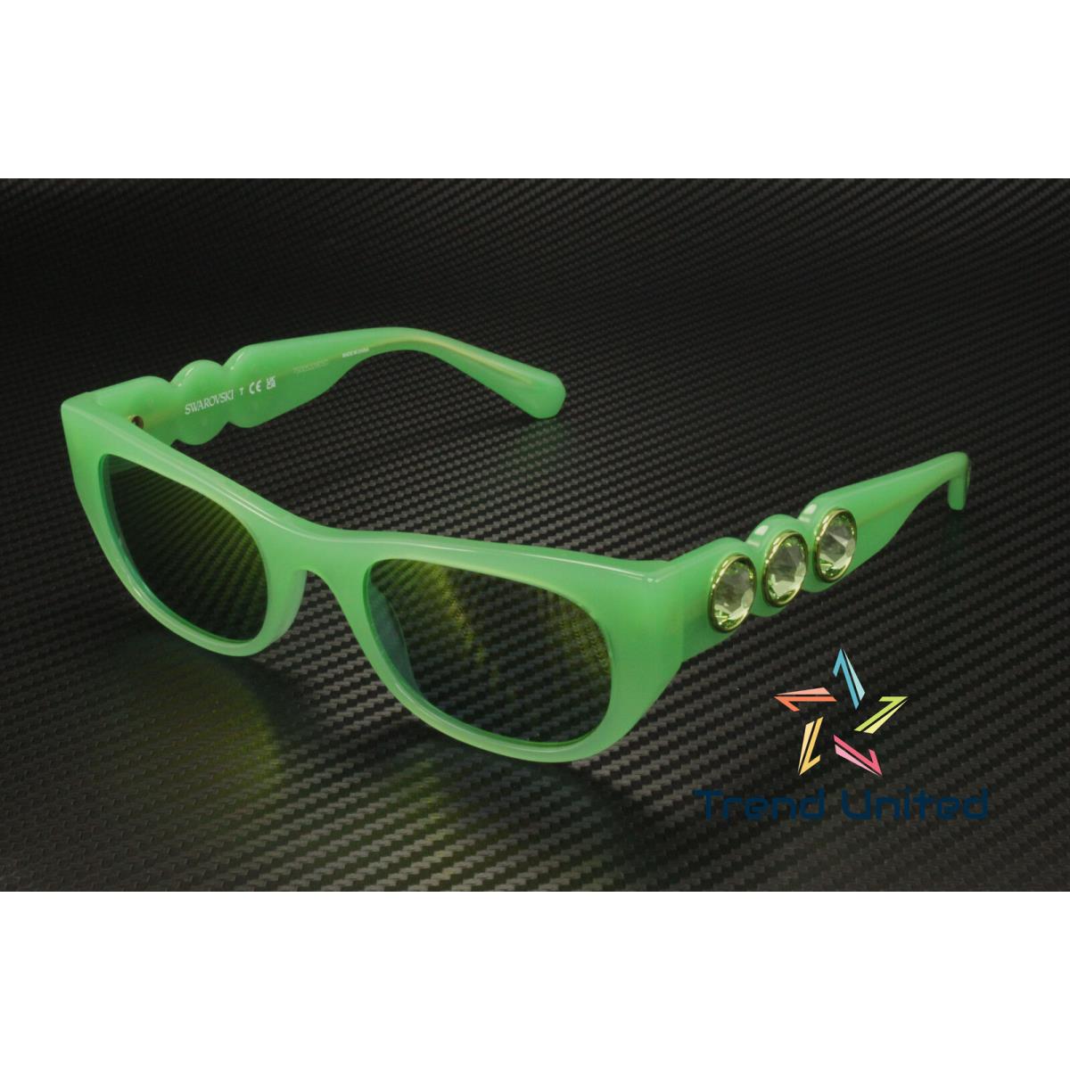 Swarovski SK6022 105131 Milky Green Lt Blue Mir Green 51 mm Women`s Sunglasses