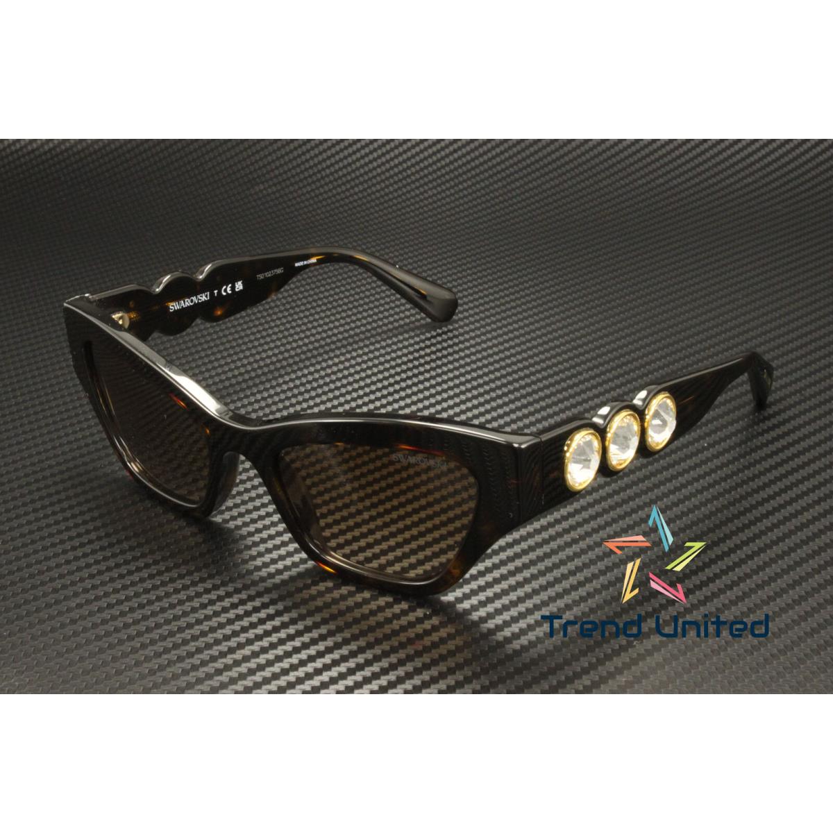 Swarovski SK6021 10023B Havana Gradient Brown 53 mm Women`s Sunglasses