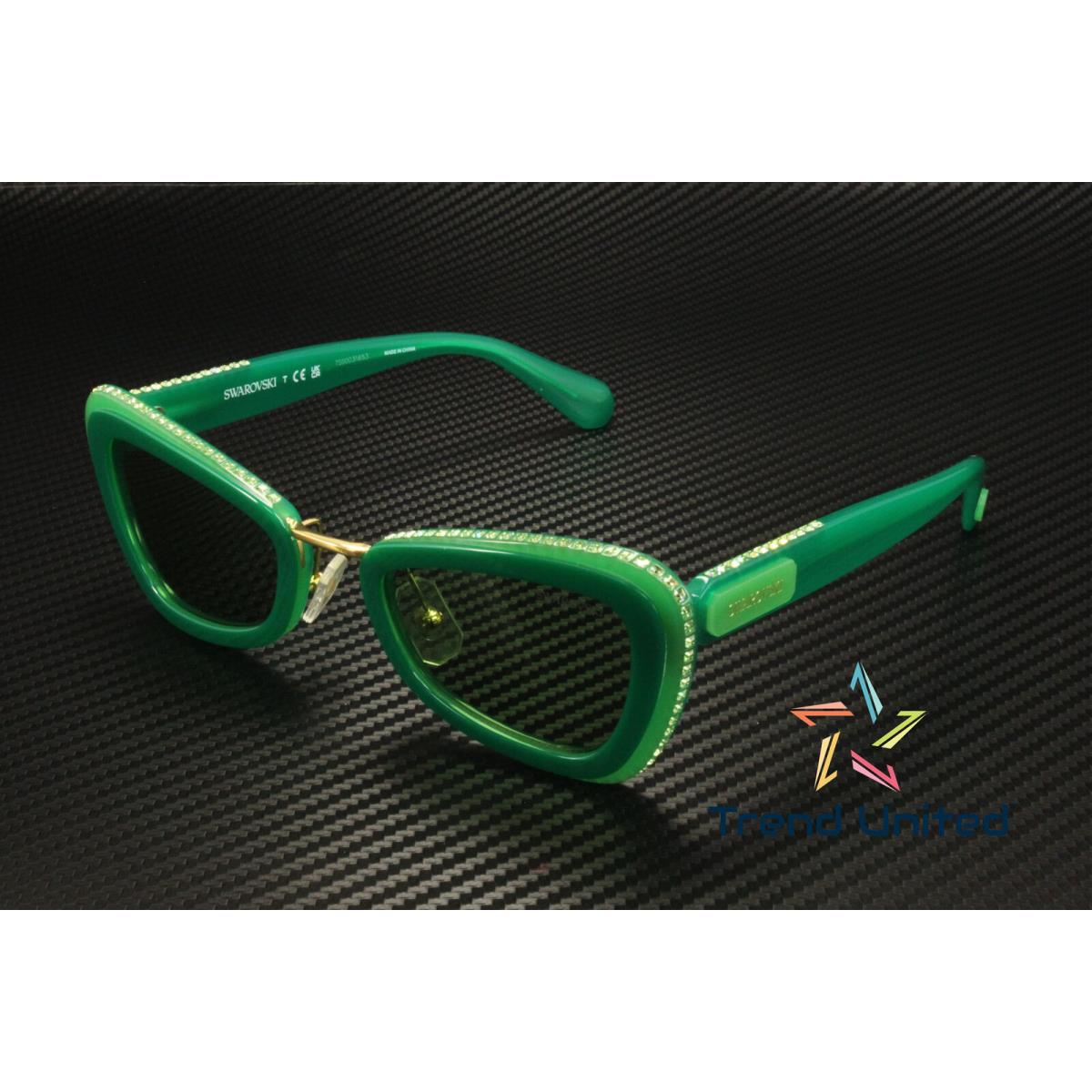 Swarovski SK6012 1014 2 Green Dark Green 52 mm Women`s Sunglasses