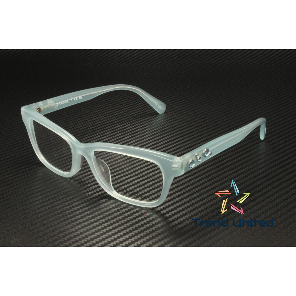 Swarovski SK2022F 1024 Opal Light Blue Demo Lens 55 mm Women`s Eyeglasses