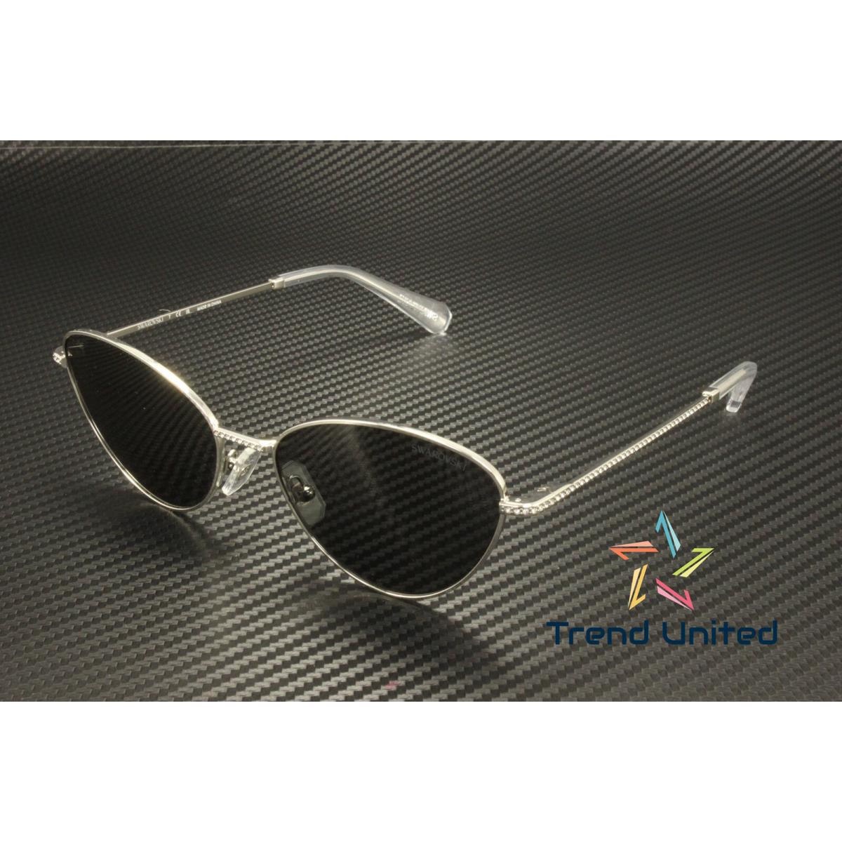 Swarovski SK7014 400187 Silver Dark Grey 58 mm Women`s Sunglasses