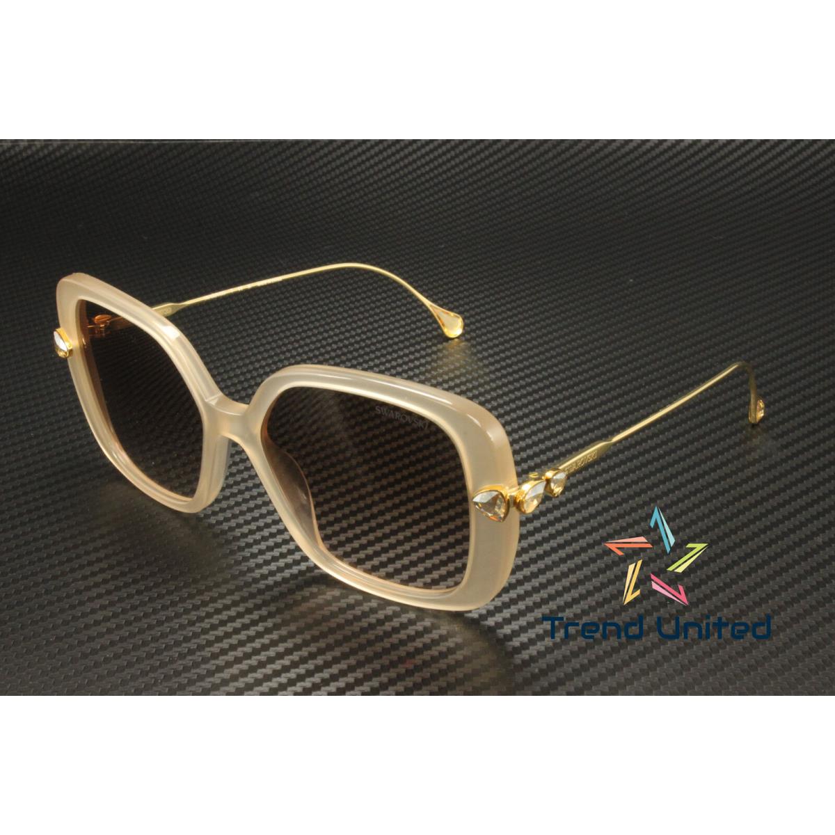 Swarovski SK6011 103413 Beige Transparent Gradient Brown 55 m Women`s Sunglasses