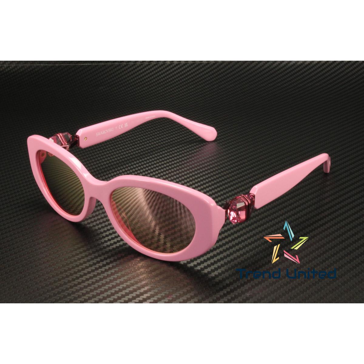 Swarovski SK6002 1005E4 Pink Pink Mirror Pink 53 mm Women`s Sunglasses