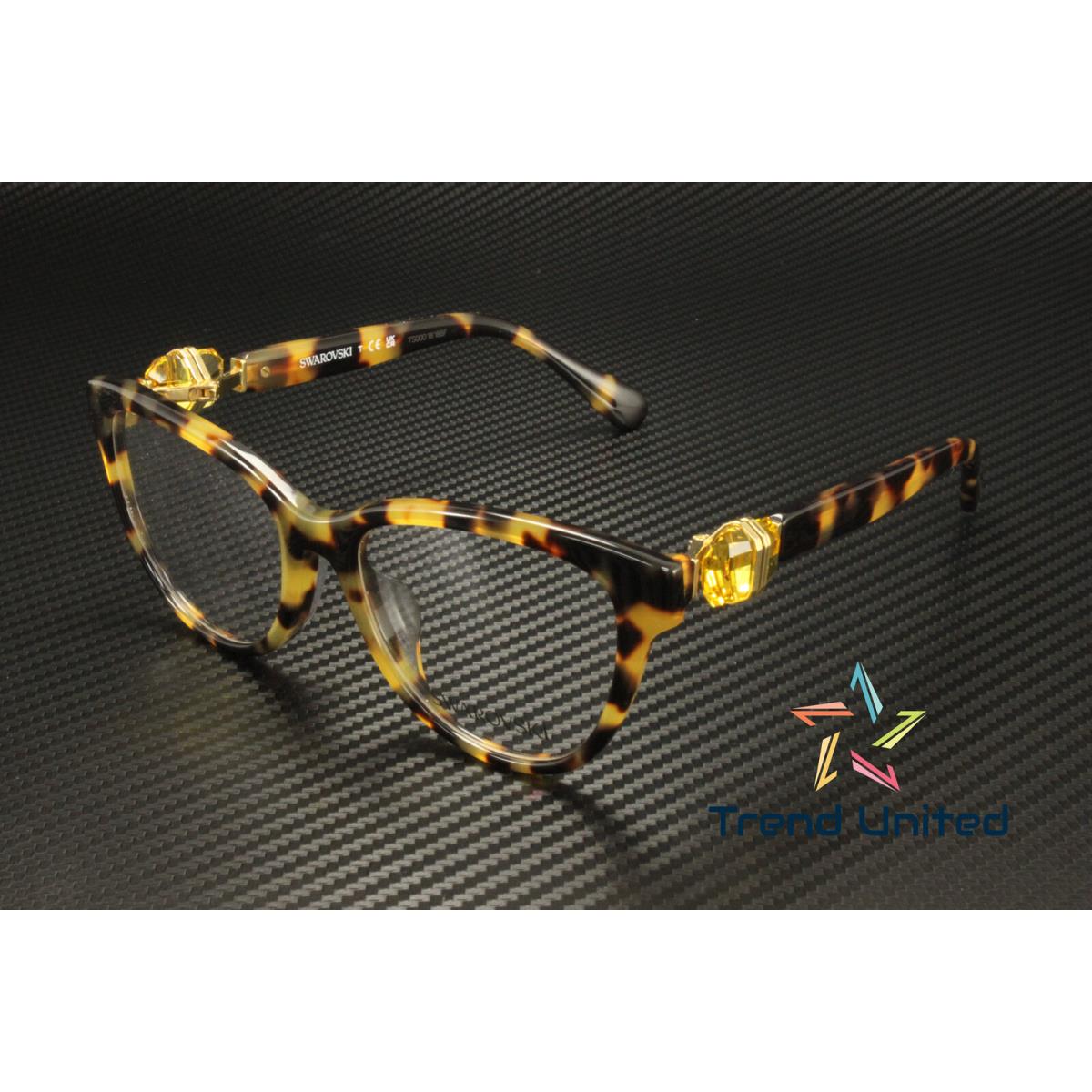 Swarovski SK2004F 1009 Light Havana Demo Lens 55 mm Women`s Eyeglasses