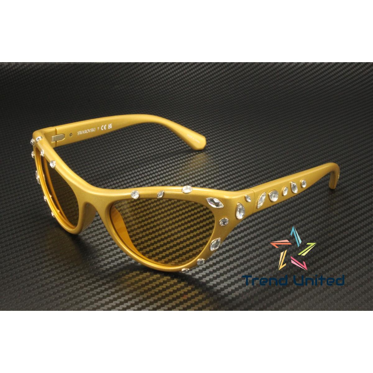 Swarovski SK6007 102285 Gold Yellow 57 mm Women`s Sunglasses