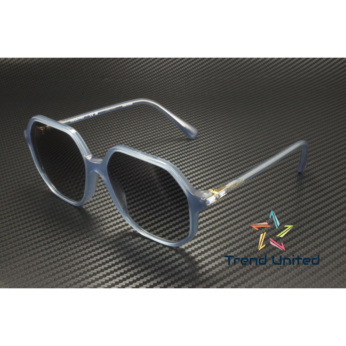 Swarovski SK6003 10354L Opaline Blue Blue Gradient 57 mm Women`s Sunglasses