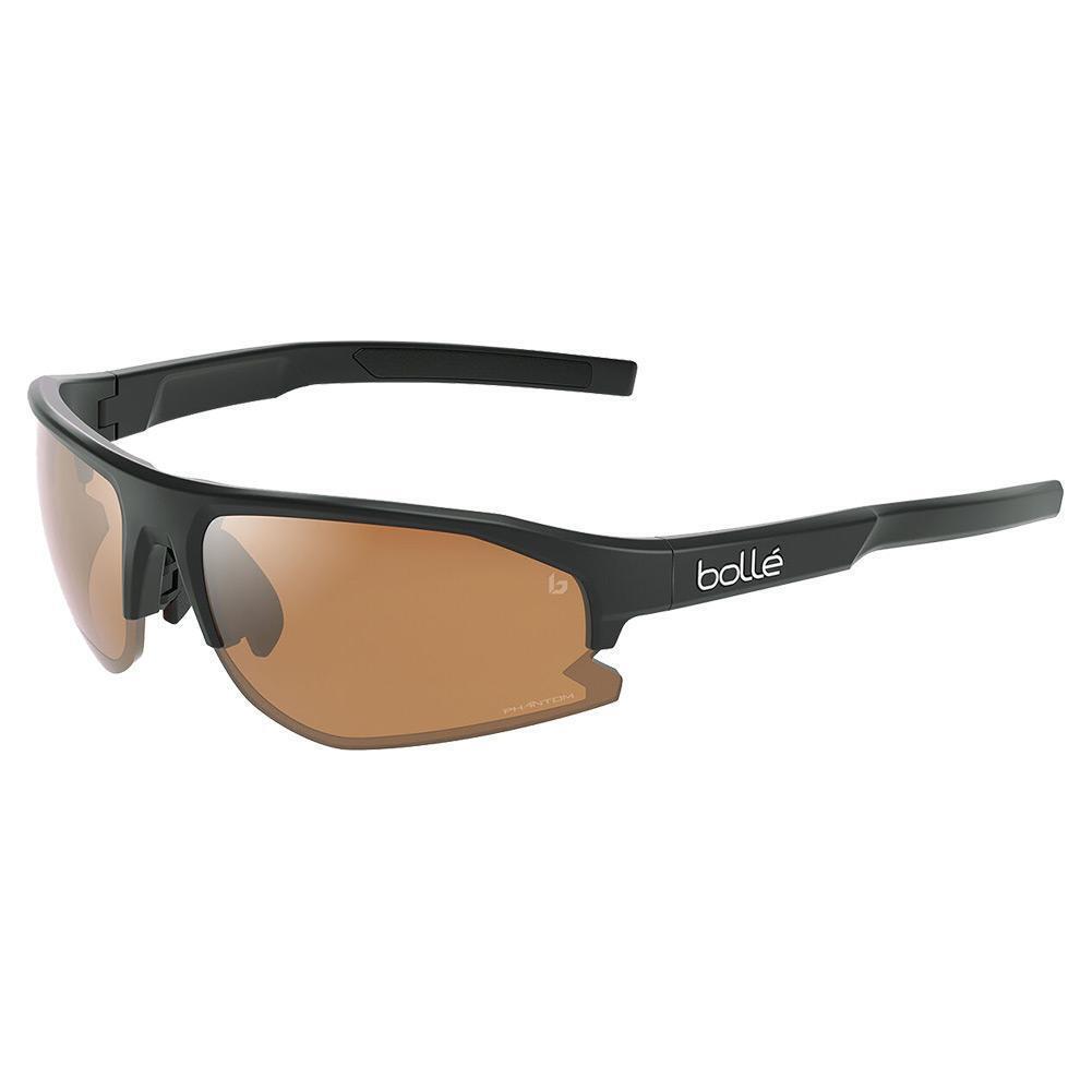 Bolle Bolt 2.0 Tennis Sunglasses Black Matte and Phantom Brown Gun Photochromic