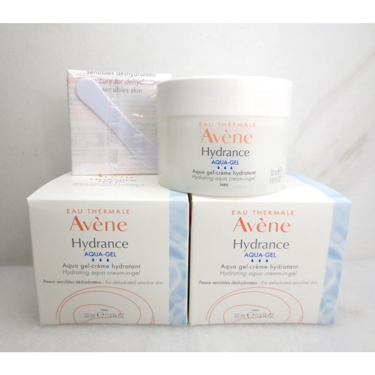 Avene Hydrance Aqua Gel Hydrating Aqua Cream IN Gel 1.6 OZ 2PCS Lot Exp: 02/27