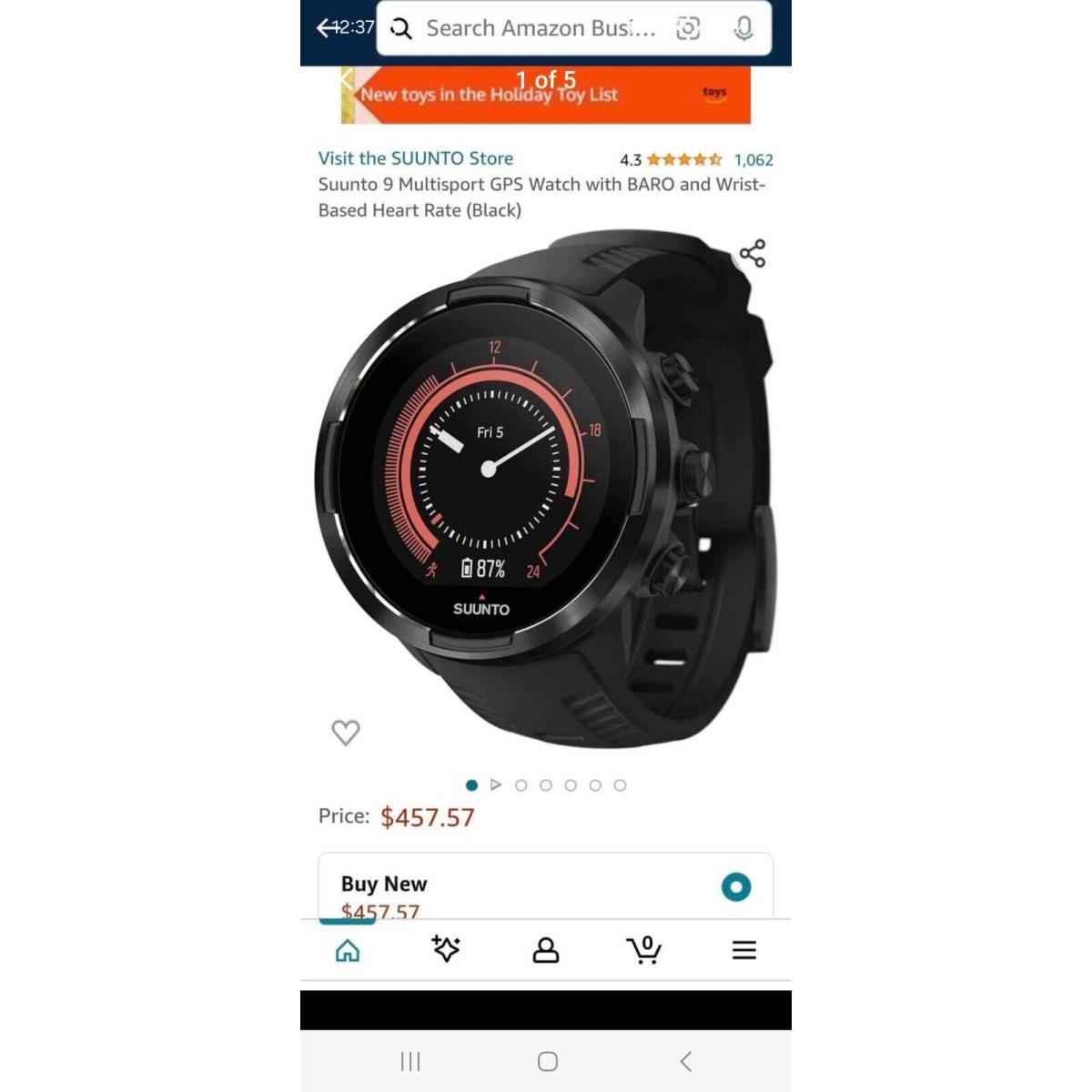 Suunto 9 Baro Gps Watch - SS050145000