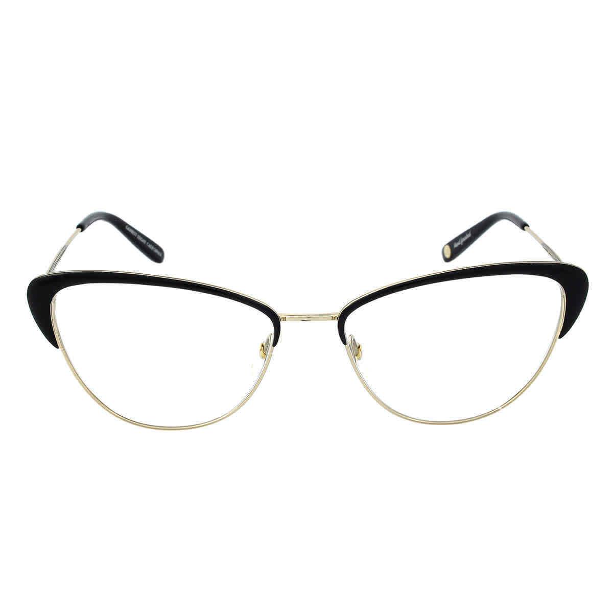 Garrett Leight Vista Demo Cat Eye Ladies Eyeglasses 3032 G-bk 53 3032 G-bk 53