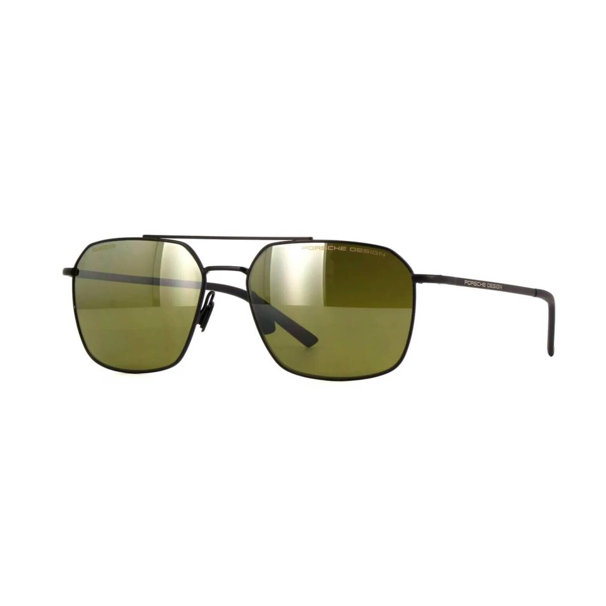 Porsche Design P8970 Matte Black/green Mirror Polarized A427 Sunglasses