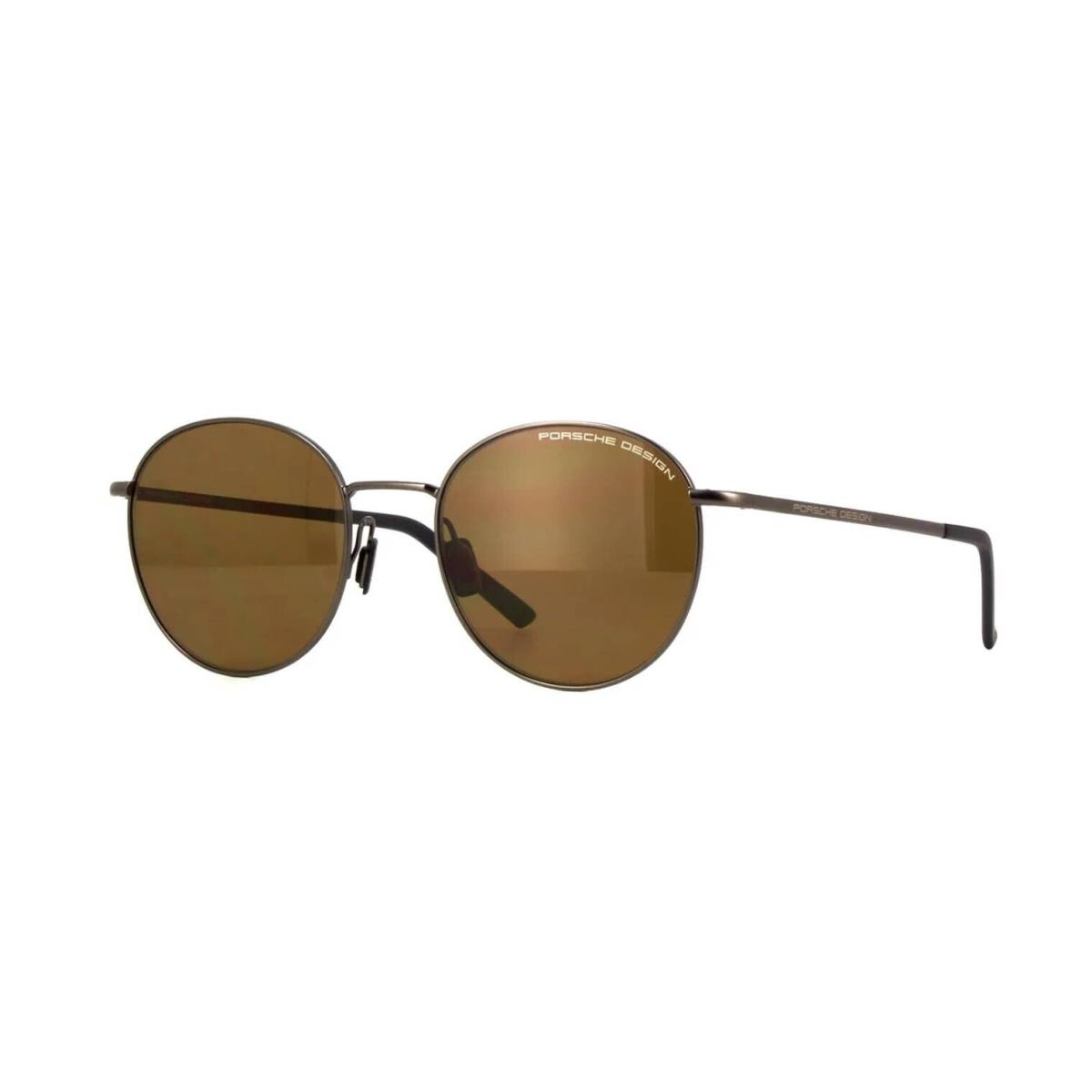 Porsche Design P8969 Metallic Gunmetal Grey/brown D169 Sunglasses