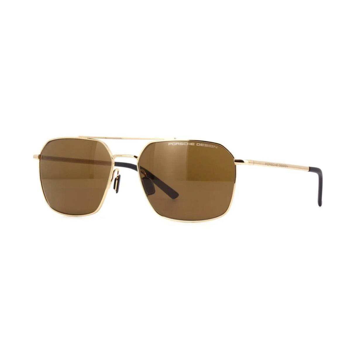 Porsche Design P8970 Shiny Gold/brown B211 Sunglasses