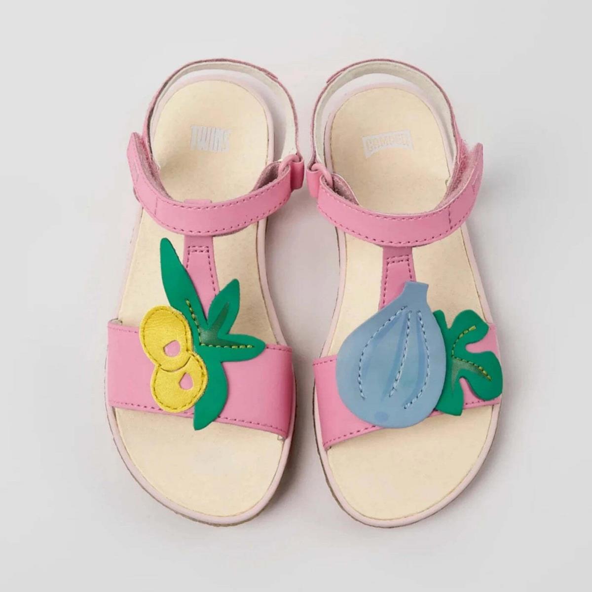 Camper Kids Girl / Women Twins Pink Leather Sandals