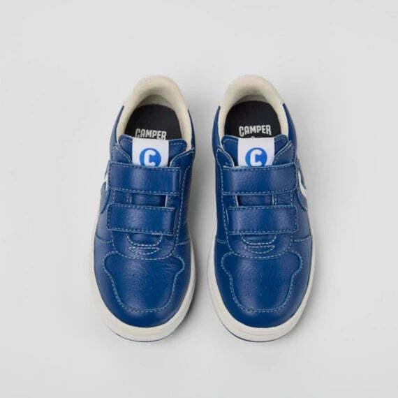 Camper Kids Runner Stella Houston Blue+white Leather Sneakers