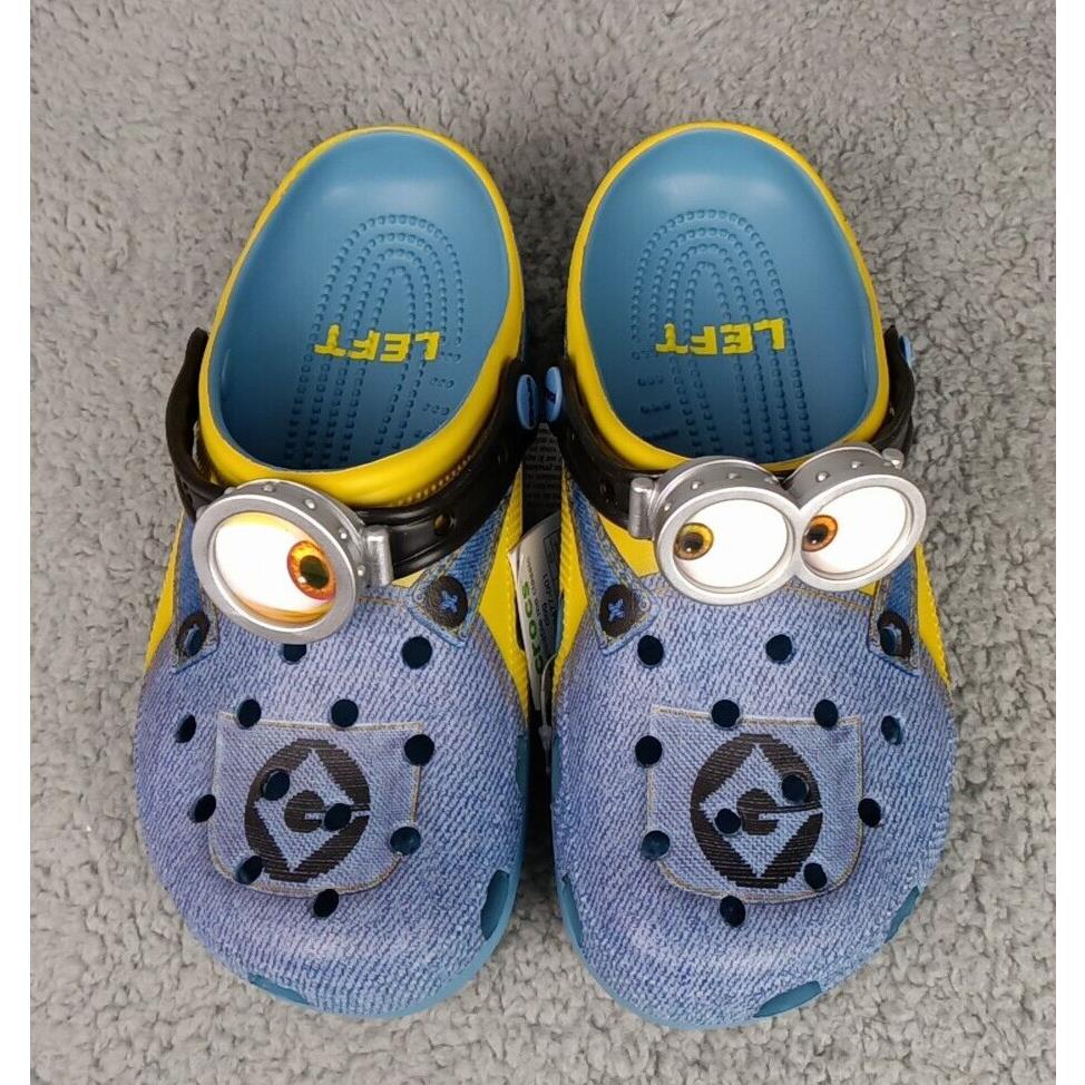 Despicable Me Classic Clog Crocs Size M6/W8 Slip On Comfort Shoes 209477-001