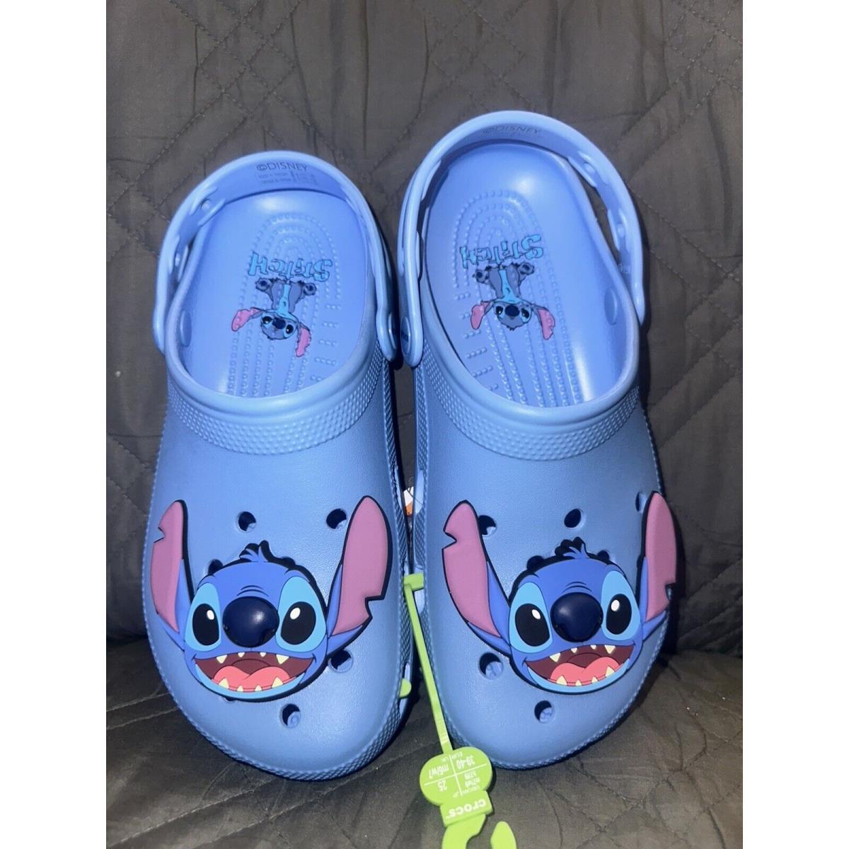 Unisex Clogs Crocs Disney Stitch Classic Clog Adult M7 W9 Rare Find