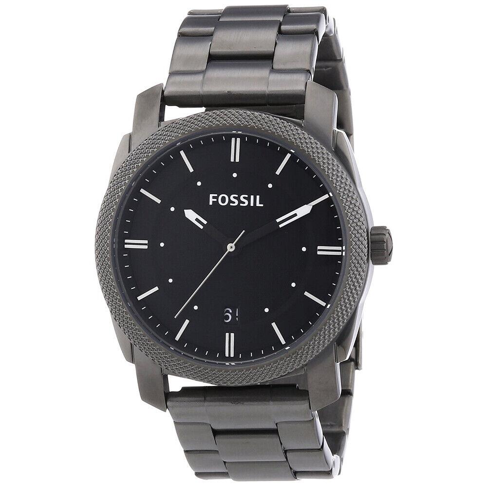 Fossil Men`s Machine Black Dial Watch - FS4774