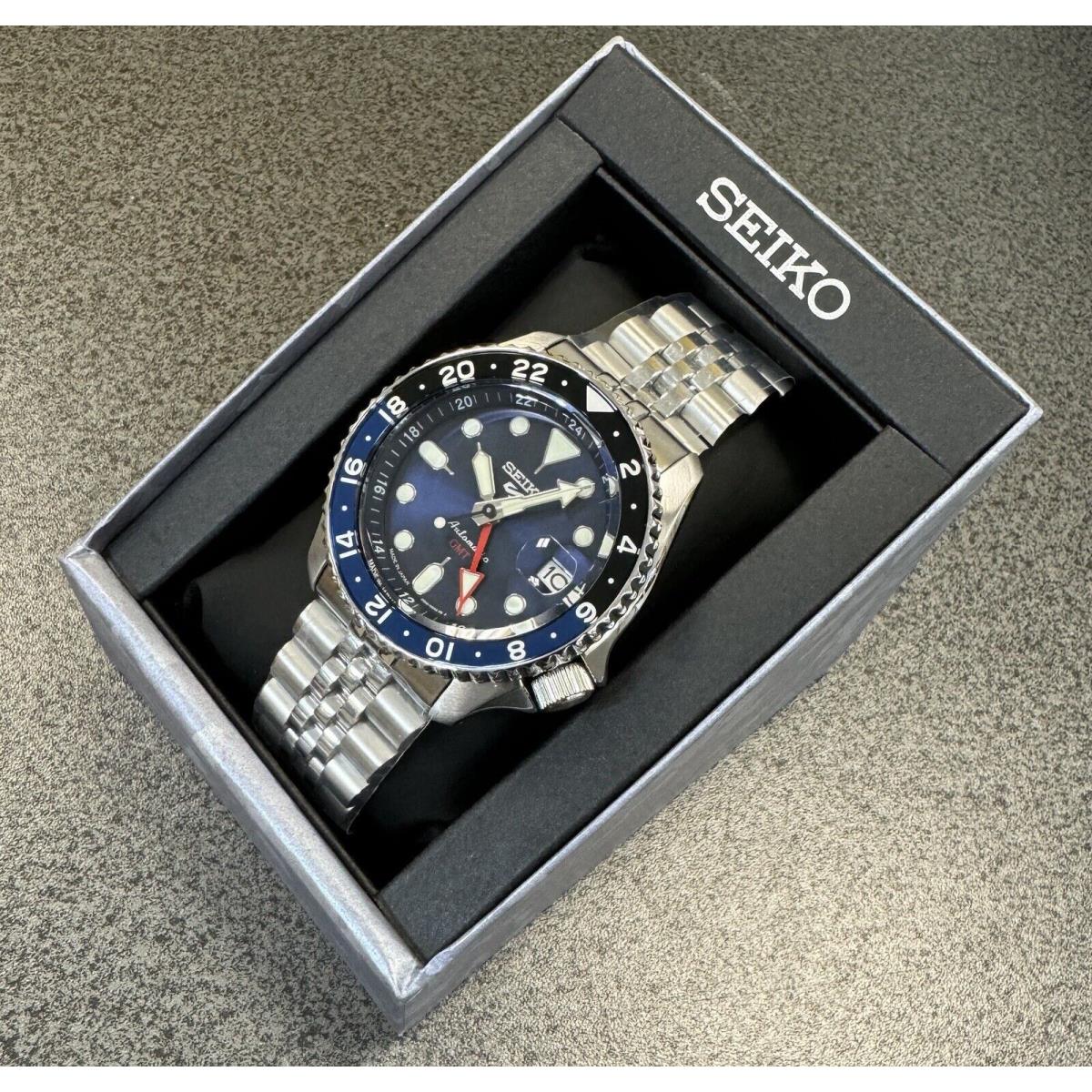 Seiko 5 Sports Skx Series Automatic Gmt Blue Dial Watch SSK003 / Tag Japan