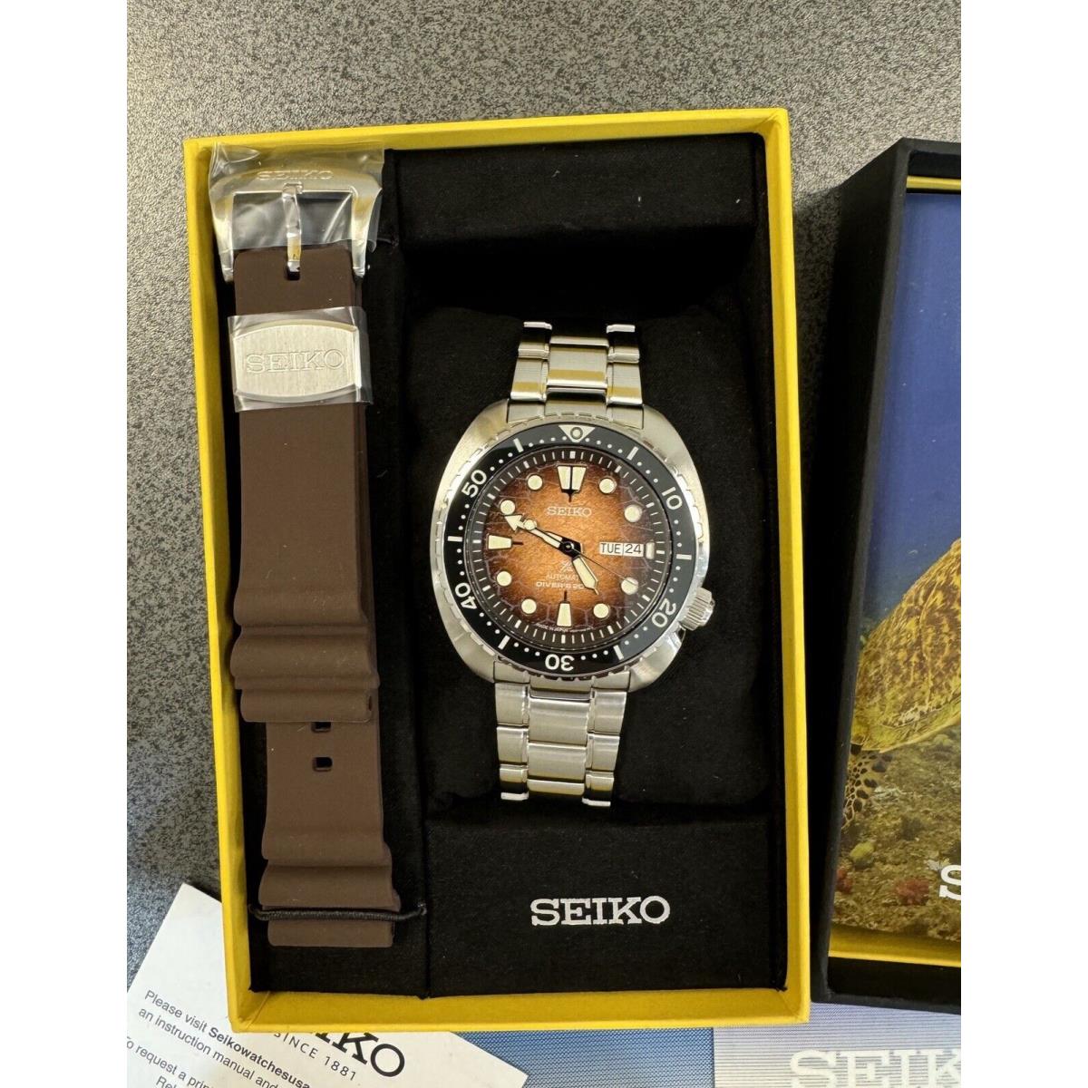 Seiko Automatic Prospex Turtle Divers 200M Special Edition Watch SRPH55