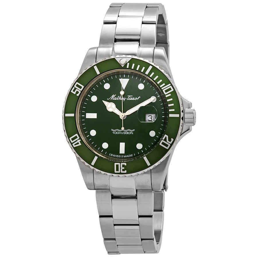 Mathey-tissot Mathey Vintage Quartz Green Dial Men`s Watch H9010AV