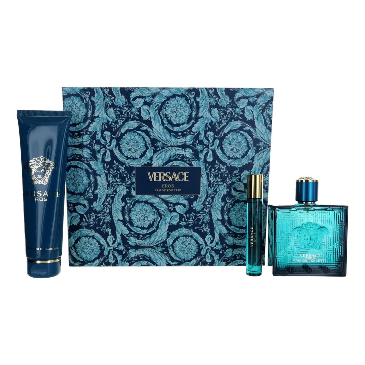 Eros by Versace 3 Piece Gift Set For Men