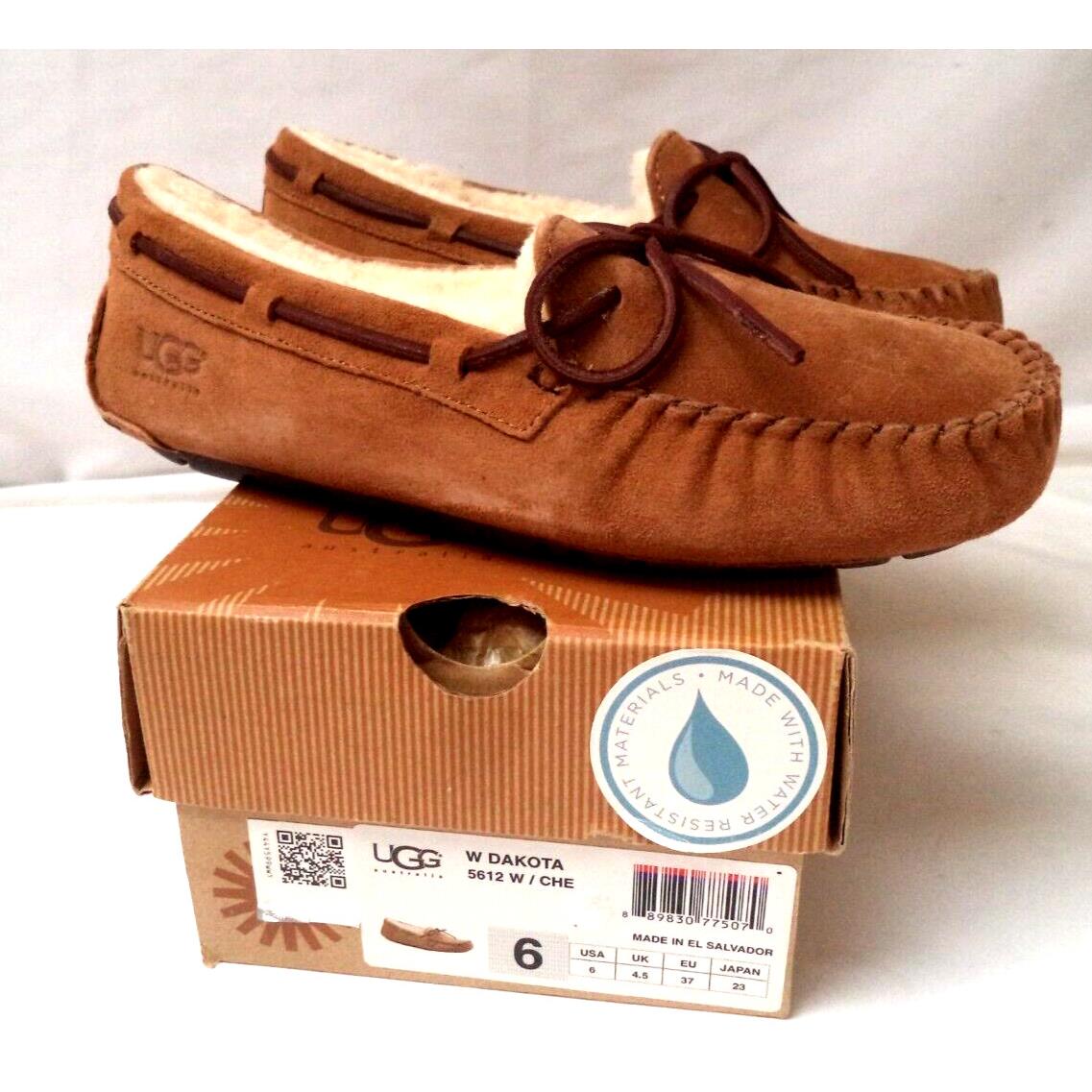 Ugg Australia W Dakota 5612 W / Che SZ 6 Moccasin Shoes