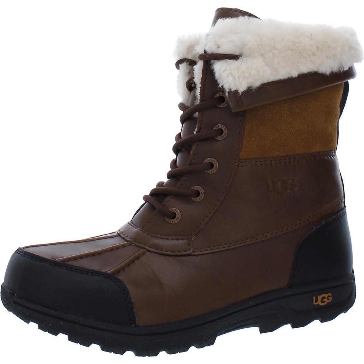 Ugg Girls Butte II Cwr Brown Winter Snow Boots 10 Medium B M Toddler 4040 - Luggage/Chestnut