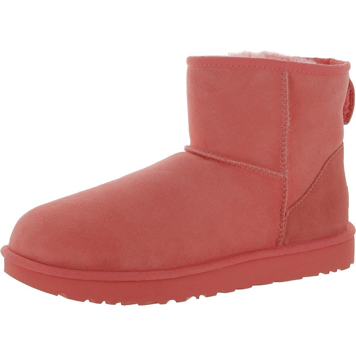 Ugg Womens Classic Mini II Pink Casual Boots Shoes 10 Medium B M Bhfo 8371 - Punch Pink