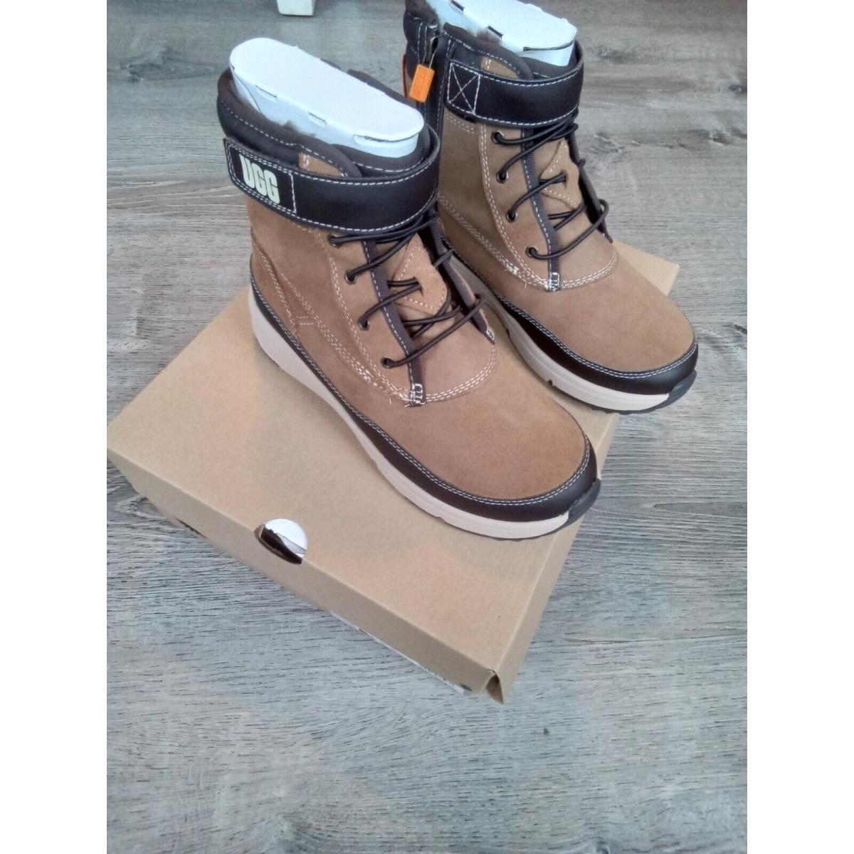 Ugg Youth Boys Size 4 Boots Brown Arren Weather Junior Boots 1132270k