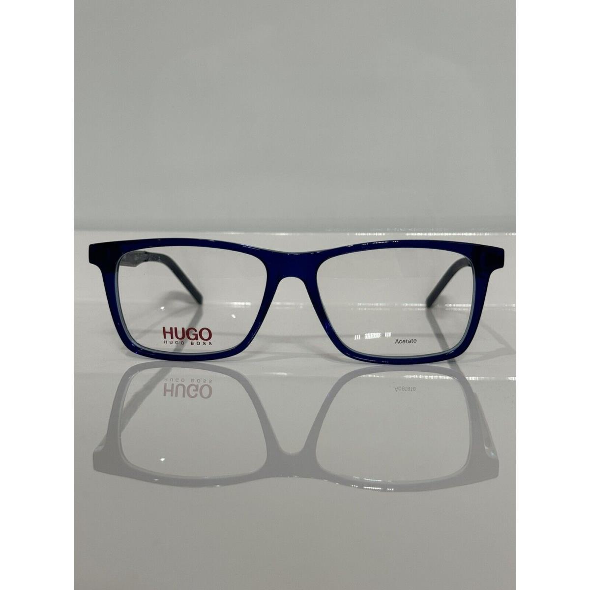 Hugo 1140 ZX9 Crystal Blue Acetate U Eyeglasses 53mm