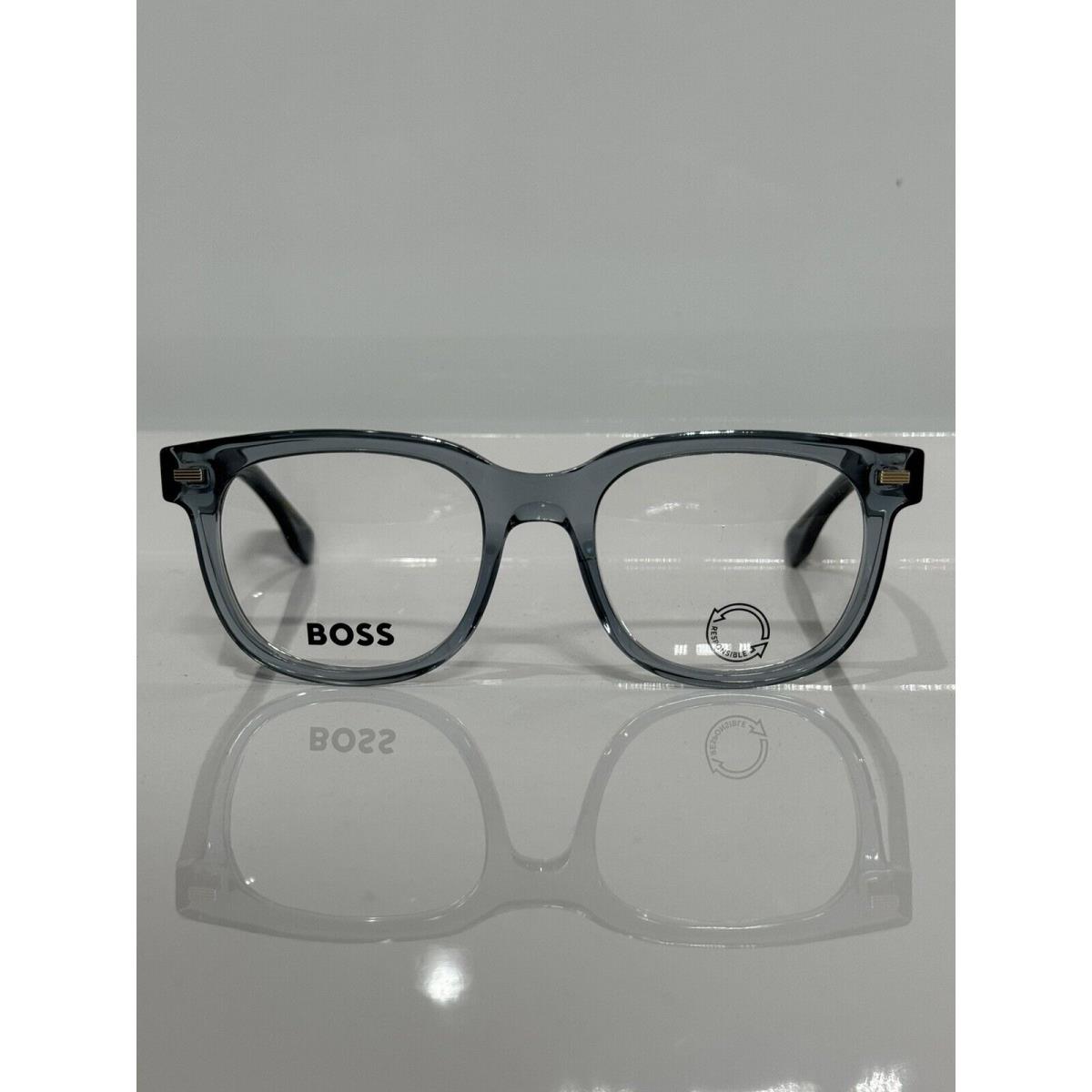 Hugo Boss 1444/S Z19 Crystal Teal Acetate U Eyeglasses 52mm