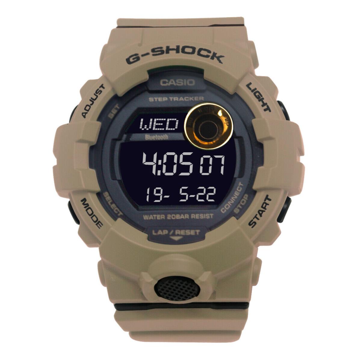 Casio GBD800UC-5 G-shock Black Digital Dial Brown Resin Band Watch