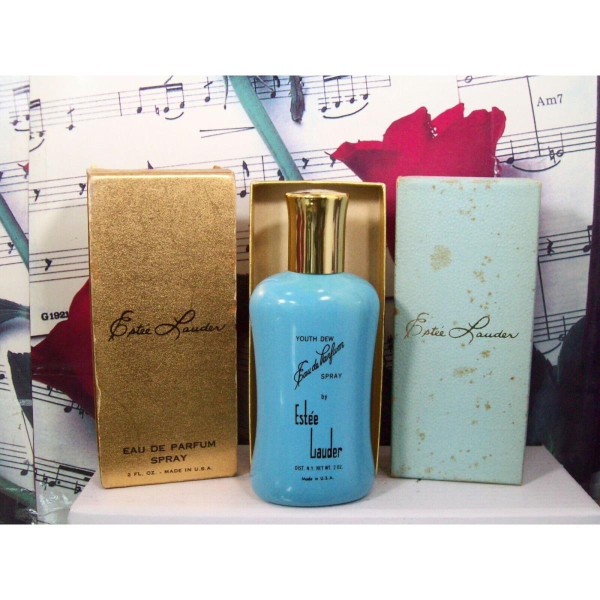 Estee Lauder Youth Dew Edp Spray 2.0 Fl. Oz. Nwb. Blue Bottle. Vintage