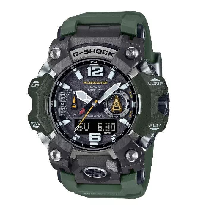 Casio G-shock Mudmaster Analog-digital Green Men`s Watch GWGB1000-3A