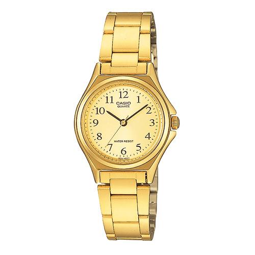 Casio LTP-1130N-9B Women`s Classic Analog Gold-tone Stainless Steel Band Watch