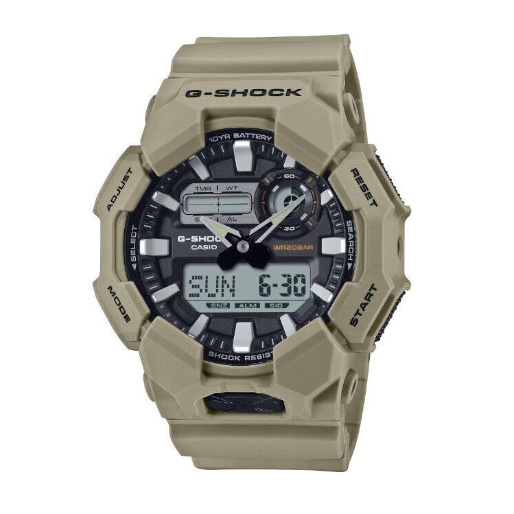 Casio G-shock Analog-digital 10 Year Battery Life Brown Watch GA010-5A