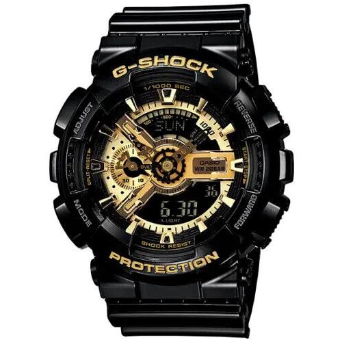 Casio G-shock GA110GB-1 Men`s Black Gold Resin Analog-digital Watch