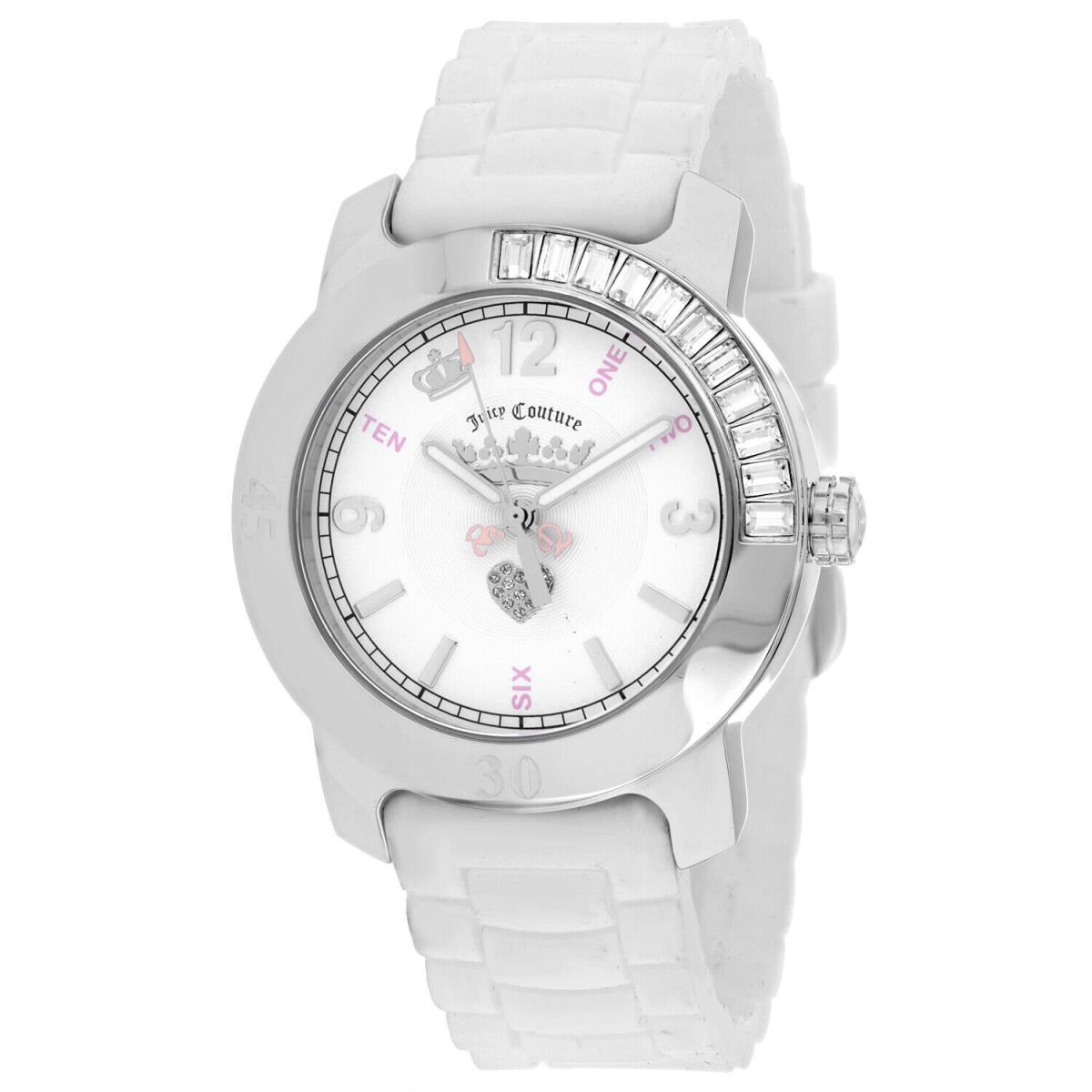 Juicy Couture Women`s Bff White Dial Watch - 1900548