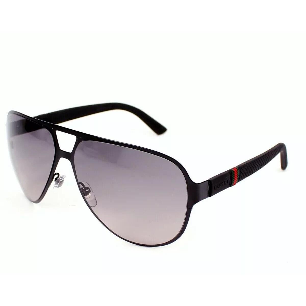 Gucci GG2252/S M7A Mens Sunglasses in Matte Black/gray Gradient Lens UV