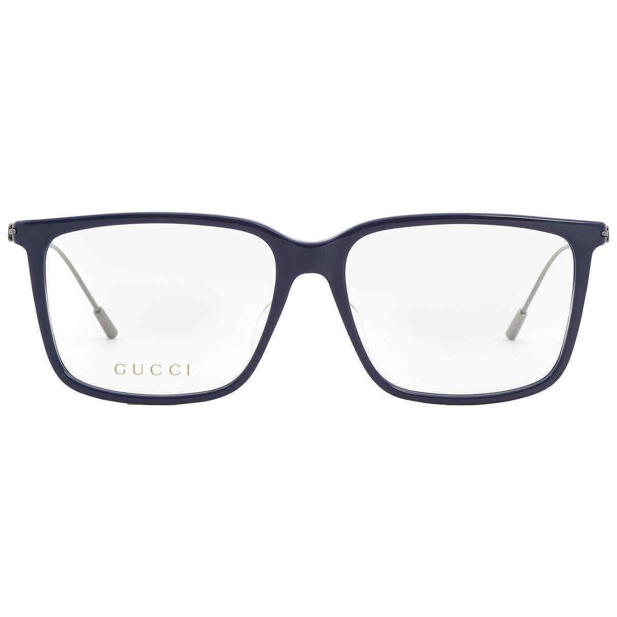 Gucci Demo Rectangular Men`s Eyeglasses GG1273OA 003 56 GG1273OA 003 56