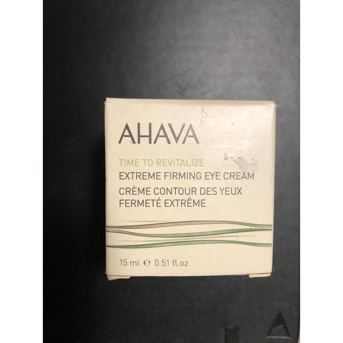 Ahava Time To Revitalize Extreme Firming Eye Cream 15ml/0.5fl See In Pics